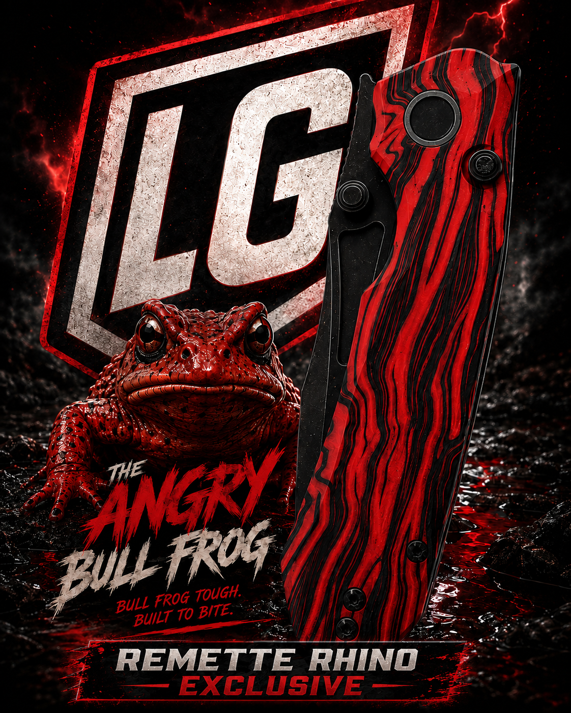 Angry Bullfrog Non-Serialized